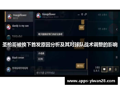 圣枪哥被换下首发原因分析及其对球队战术调整的影响
